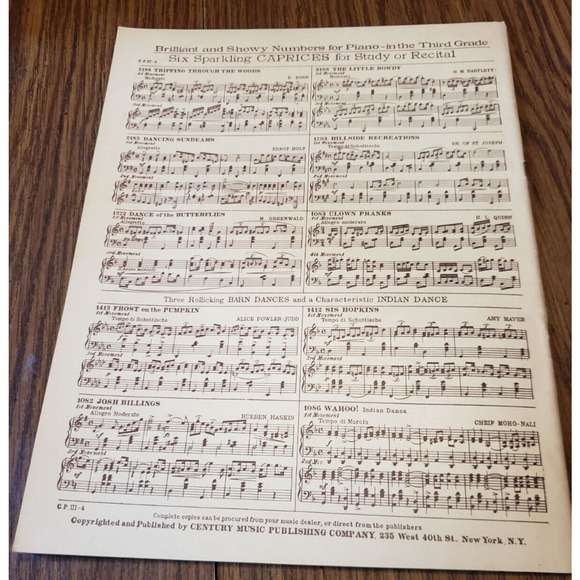 Young Folks favorite Piano Classics Second & Third Grade Vol 2 Century Library - Picture 2 of 5